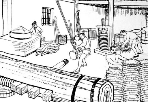 古朴实古朴实用的木质榨油法——聊聊中国古代的榨油技术 用的木质榨油法——聊聊中国古代的榨油技术